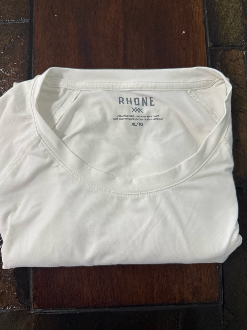RHONE Charcoal Crew Neck Tee( 3 grey, blue and white ) - Picture 10 of 14